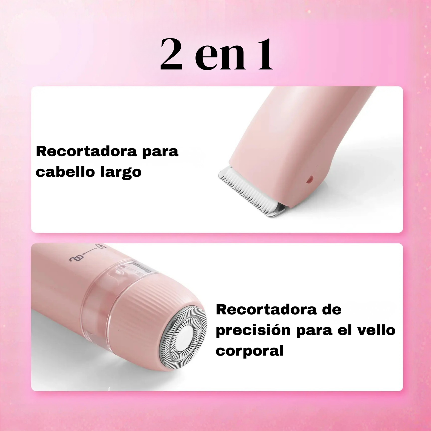 Depiladora eléctrica de vello para mujer